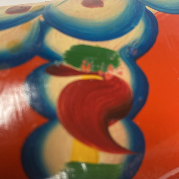 Nils Olsson Wood Dala Horse Figure Folk 7" tall at the ears Sweden colorful - Picture 7 of 10